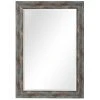 DECOR Uttermost Owenby Rustic Silver & Bronze Mirror