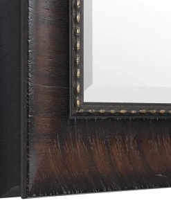 Uttermost Wythe Burnished Wood Mirror