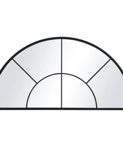 Uttermost Rousseau Iron Window Arch Mirror