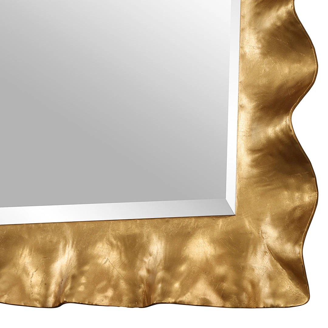 Uttermost Haya Scalloped Gold Mirror DECOR 7 Uttermost Haya Scalloped Gold Mirror DECOR