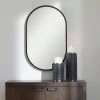 Uttermost Varina Minimalist Black Oval Mirror DECOR 2 Uttermost Varina Minimalist Black Oval Mirror DECOR