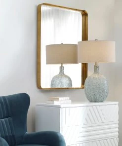Uttermost Crofton Gold Large Mirror DECOR 12 Uttermost Crofton Gold Large Mirror DECOR