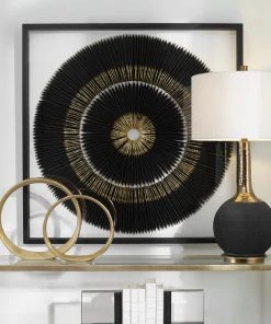 Uttermost Sandara Black And Gold Shadow Box DECOR
