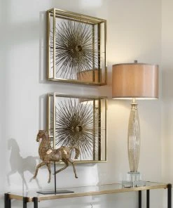 Uttermost Starlight Mirrored Brass Wall Decor 13 Uttermost Starlight Mirrored Brass Wall Decor