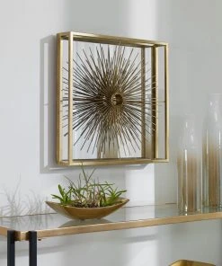 Uttermost Starlight Mirrored Brass Wall Decor 12 Uttermost Starlight Mirrored Brass Wall Decor