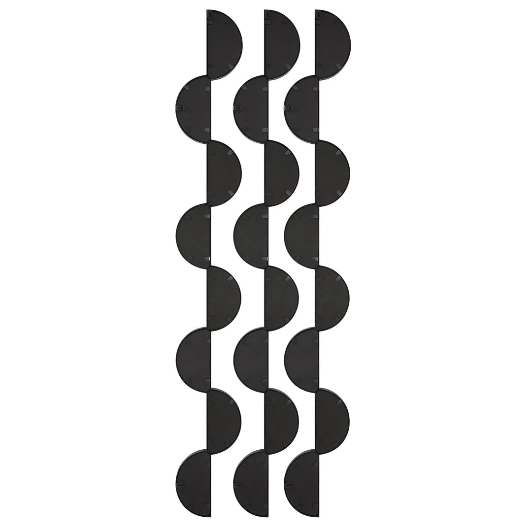 Uttermost Wisp Mirrored Iron Wall Decor, S/3 8 Uttermost Wisp Mirrored Iron Wall Decor, S/3