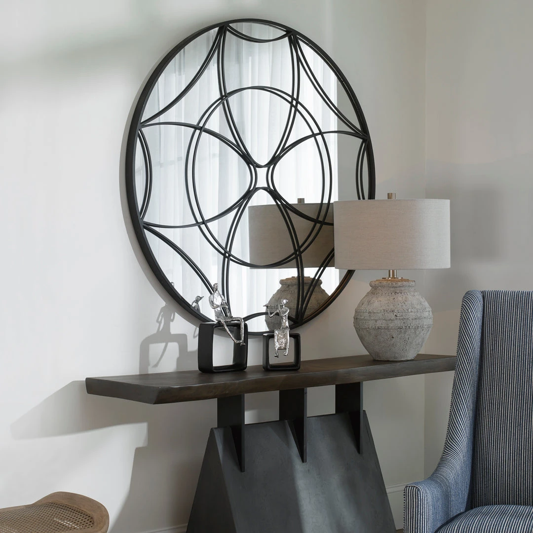 Uttermost Jocasta Mirrored Circular Wall Decor 5 Uttermost Jocasta Mirrored Circular Wall Decor