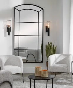 Uttermost Camber Oversized Arch Mirror DECOR