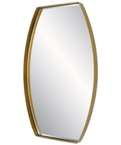 Uttermost Portal Modern Brass Mirror