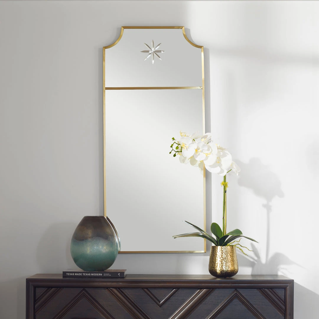 Uttermost Caddington Tall Brass Mirror 4 Uttermost Caddington Tall Brass Mirror