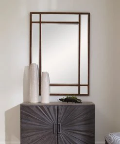 Uttermost Adelio Rectangular Iron Mirror DECOR