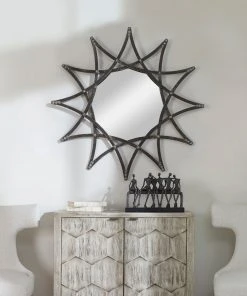 Uttermost Solaris Iron Star Mirror DECOR
