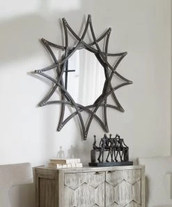 Uttermost Solaris Iron Star Mirror DECOR