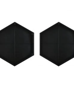 Uttermost Amaya Octagonal Mirrors, S/2