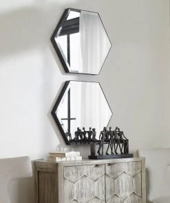 Uttermost Amaya Octagonal Mirrors, S/2