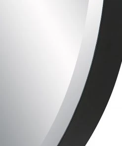 Uttermost Cerelia Black Round Mirror DECOR