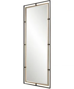 Uttermost Carrizo Tall Bronze & Gold Mirror