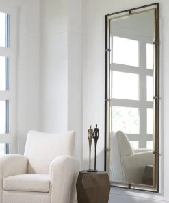 Uttermost Carrizo Tall Bronze & Gold Mirror