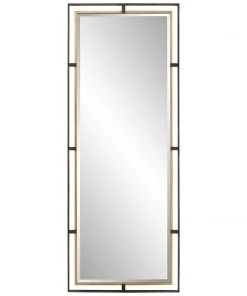 Uttermost Carrizo Tall Bronze & Gold Mirror