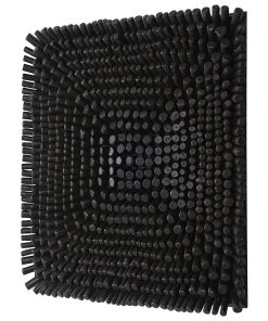 Uttermost Portside Black Wood Wall Panel DECOR