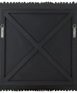 Uttermost Portside Black Wood Wall Panel DECOR