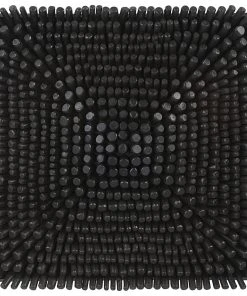 Uttermost Portside Black Wood Wall Panel DECOR