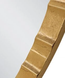 DECOR Uttermost Dandridge Gold Round Mirror