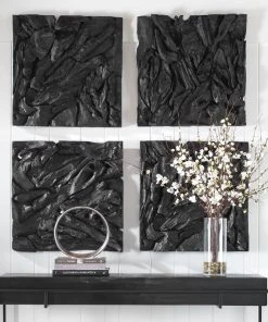 Uttermost Rio Black Wood Wall Decor