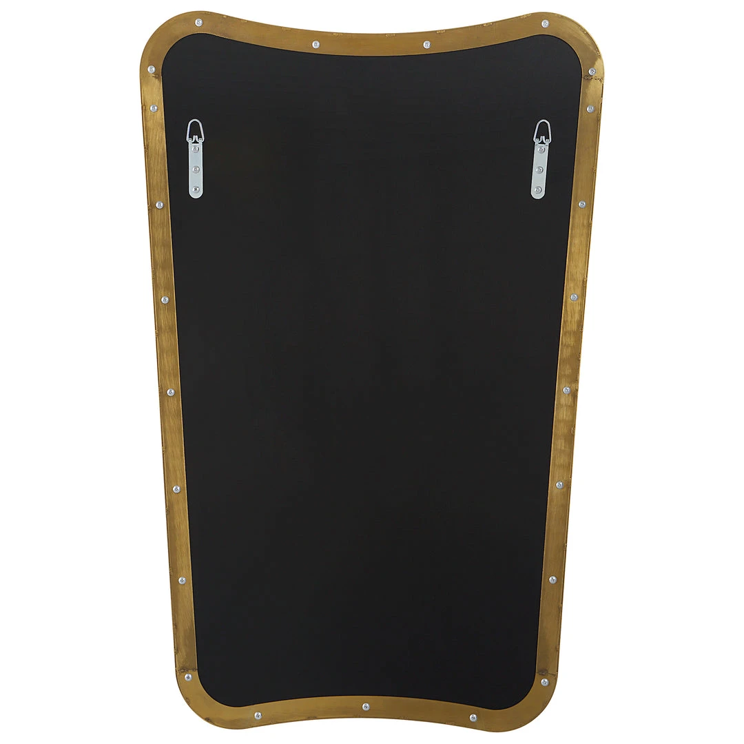 DECOR Uttermost Belvoir Brass Mirror 8 DECOR Uttermost Belvoir Brass Mirror