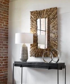 Uttermost Teak Branch Rectangular Mirror DECOR 10 Uttermost Teak Branch Rectangular Mirror DECOR