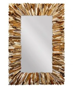 Uttermost Teak Branch Rectangular Mirror DECOR