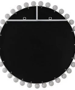 Uttermost Cyra White Round Mirror DECOR