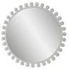 Uttermost Cyra White Round Mirror DECOR 2 Uttermost Cyra White Round Mirror DECOR