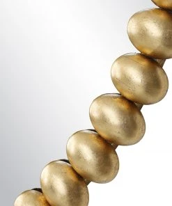 Uttermost Byzantine Round Gold Mirror DECOR