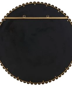 Uttermost Byzantine Round Gold Mirror DECOR