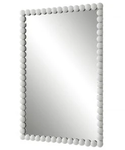 Uttermost Serna White Vanity Mirror