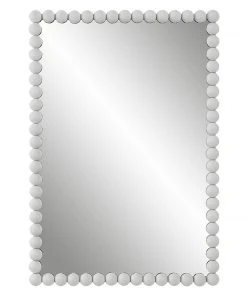 Uttermost Serna White Vanity Mirror