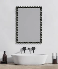 Uttermost Serna Black Vanity Mirror