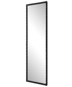 DECOR Uttermost Serna Black Tall Mirror