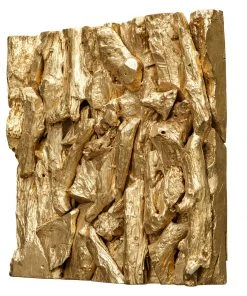 DECOR Uttermost Rio Gold Wood Wall D�cor