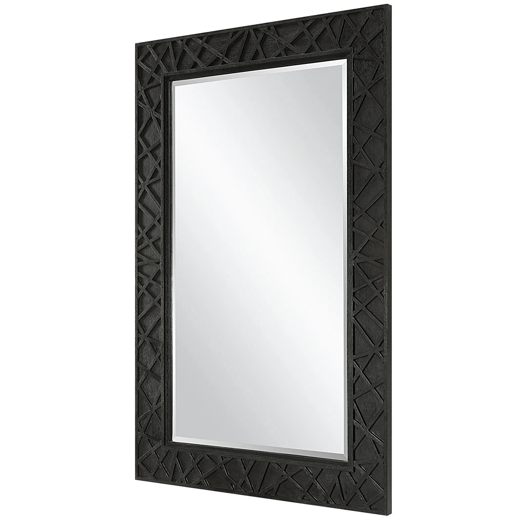 Uttermost Everest Satin Black Mirror 6 Uttermost Everest Satin Black Mirror