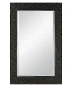 Uttermost Everest Satin Black Mirror