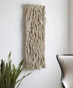 Uttermost Gathered Teak Bleached Wood Wall Decor