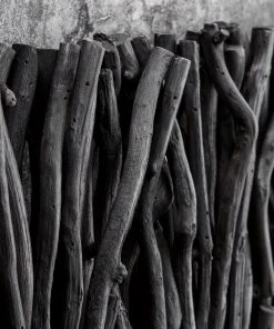 Uttermost Gathered Teak Black Wood Wall Decor