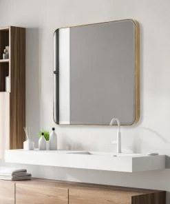 Uttermost Hampshire Square Gold Mirror 9 Uttermost Hampshire Square Gold Mirror