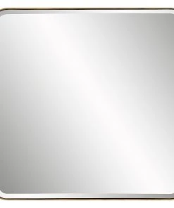 Uttermost Hampshire Square Gold Mirror