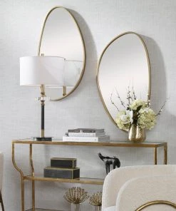 Uttermost Boomerang Gold Mirror