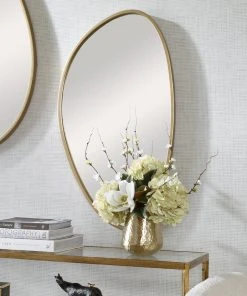 Uttermost Boomerang Gold Mirror