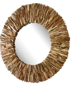 Uttermost Teak Branch Natural Round Mirror 12 Uttermost Teak Branch Natural Round Mirror