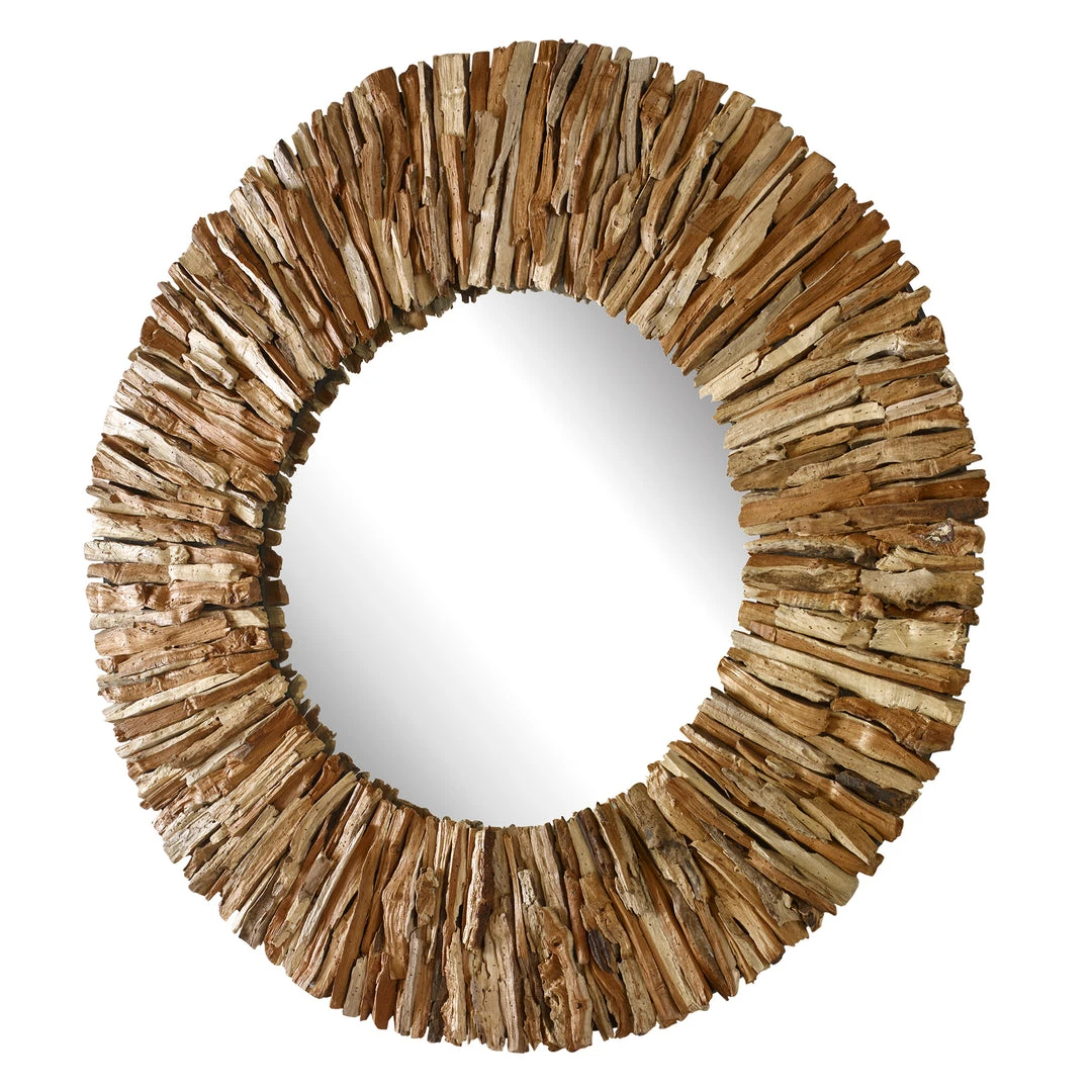 Uttermost Teak Branch Natural Round Mirror 6 Uttermost Teak Branch Natural Round Mirror